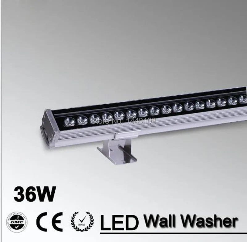 10pcs/lot 36w LED wall washer light lamp LED flood light spot lamp project 36W led AC85-265V RGB and single color