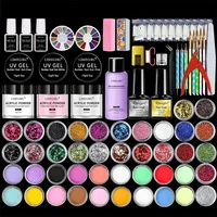Full Nail Manicure Set Pro Acrylic Kit With Drill Machine Acrylic Liquid Nail Glue Glitter Powder Nail Tips Nail Art Tool Kit 1