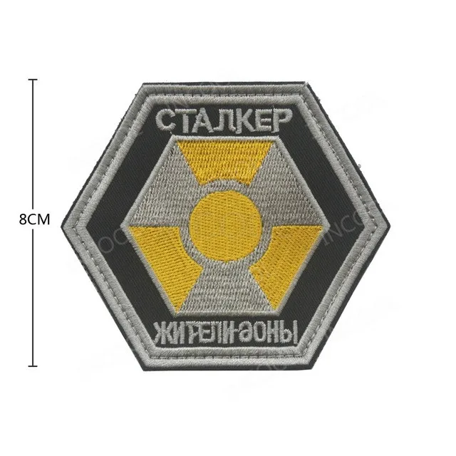 19 Embroidery 8CM Нашивки с вышивкой в виде русского флага, армейские военные нашивки с черепом, тактические нашивки с эмблемой, нашивки с вышивкой в виде русского солдата - Цвет: 19 Embroidery 8CM
