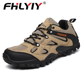 

Fhlyiy 2020 New Men'S Hiking Shoes Outdoor Breathable Mesh Rubber Shoes Mens Trainers Men Casual Shoes Men'S Autumn Footwear