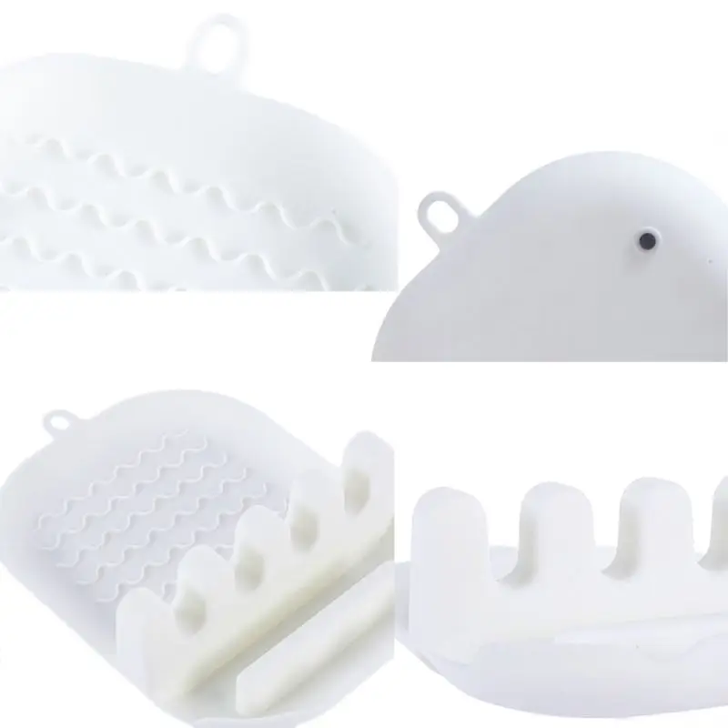 Kitchen Spoon Rest Rack Utensil Spatula Holder Heat Resistant Storage Shelves Dropship | Дом и сад