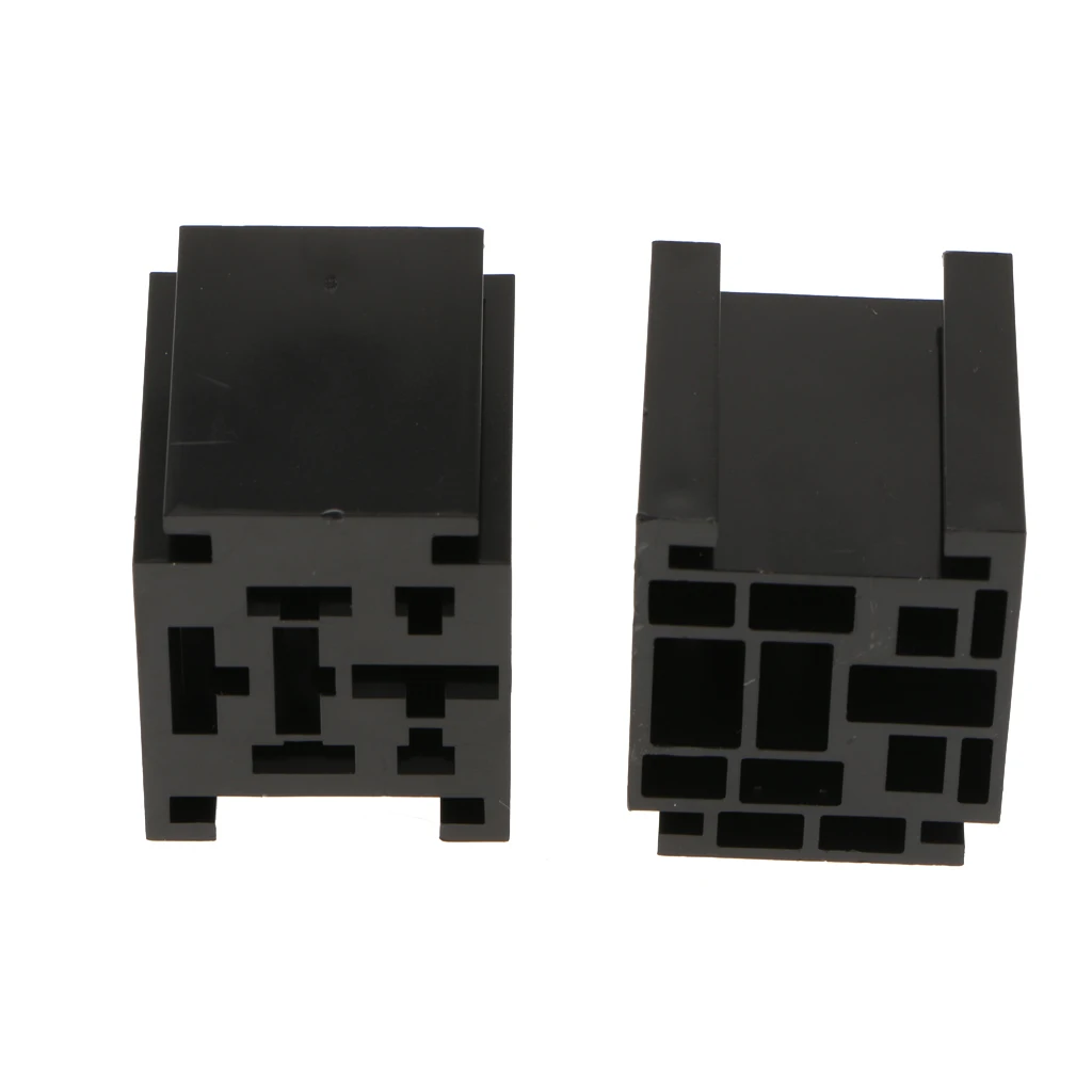 

5 Pack 12V 80A Auto Car Relay Socket Holder 4-Pin Connector With Terminals