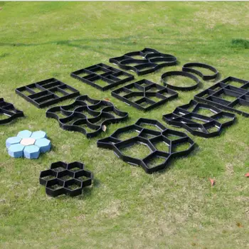 

Path Maker Mold Reusable Concrete Cement Stone Design Street Walk Mould DIY Reusable Concrete Brick Mold Gardening Concrete Mold