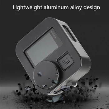 

Aluminum Alloy Black Wear Resistant Waterproof Cover Durable Frame Protective Cage With Lens Cap Housing Shell For GoPro Max