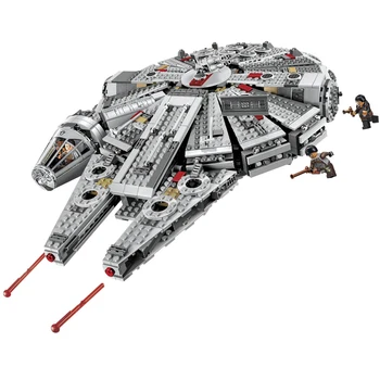 

1351pcs star wars Millennium years starwars Falcons Lando Calrissian Building Blocks 75257 toys for kids 6 years older gifts