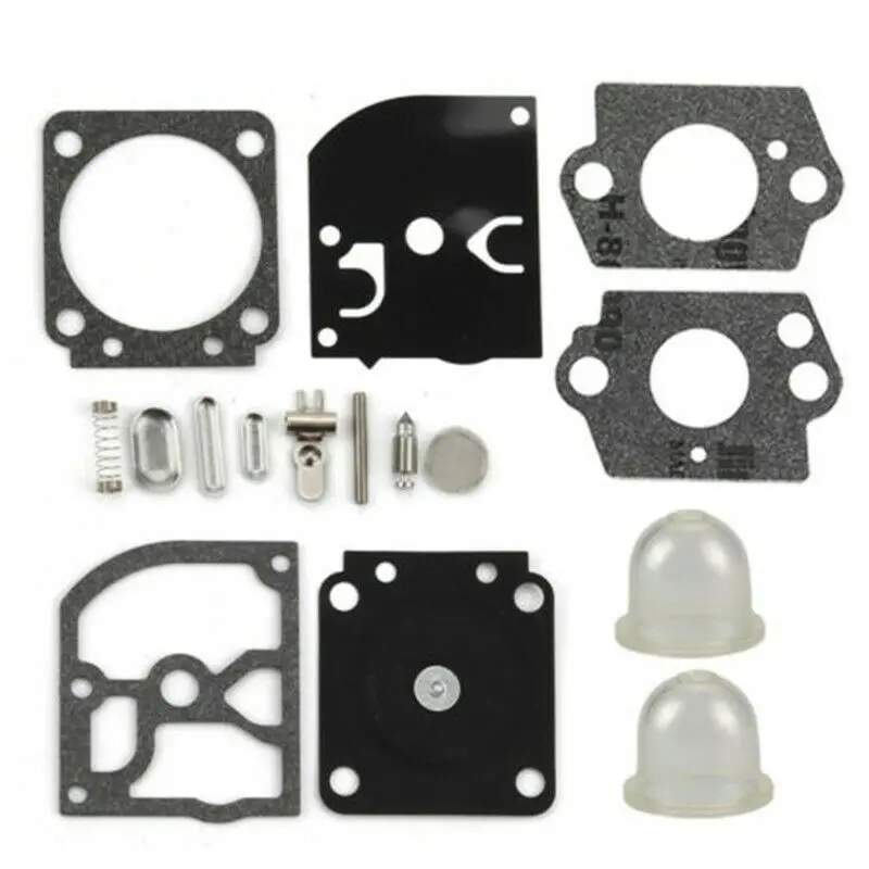 Carb Repair Kits Gasket Primer Bulb Fittings For Stihl HS45 Hedge Trimmer Part FS38 FC55 FS310 Zama C1Q-S169B 1 Set