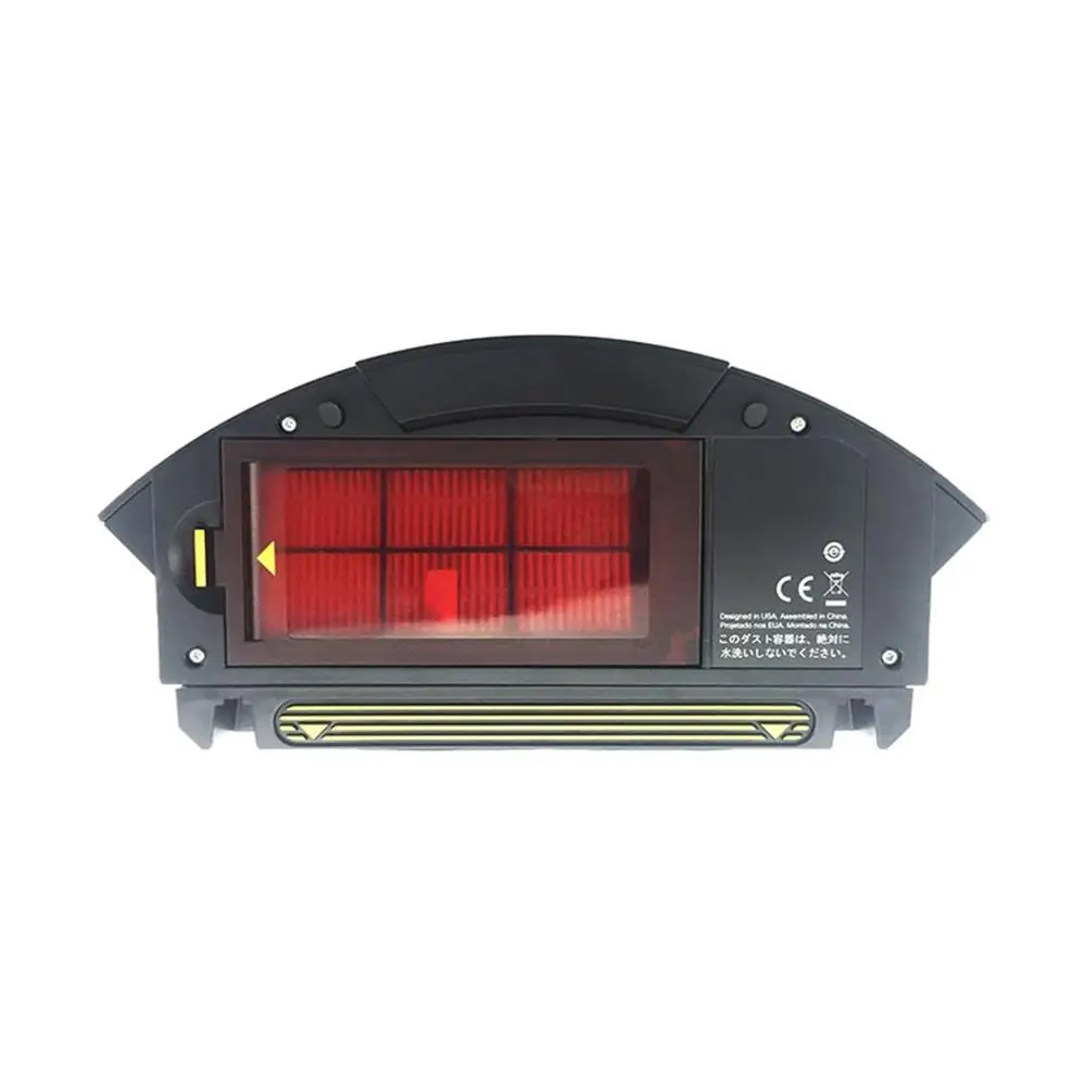 Dust Collection Box Dust Filter Box Dust Collector For Irobot Roomba 800 Series Filter Black Brushes