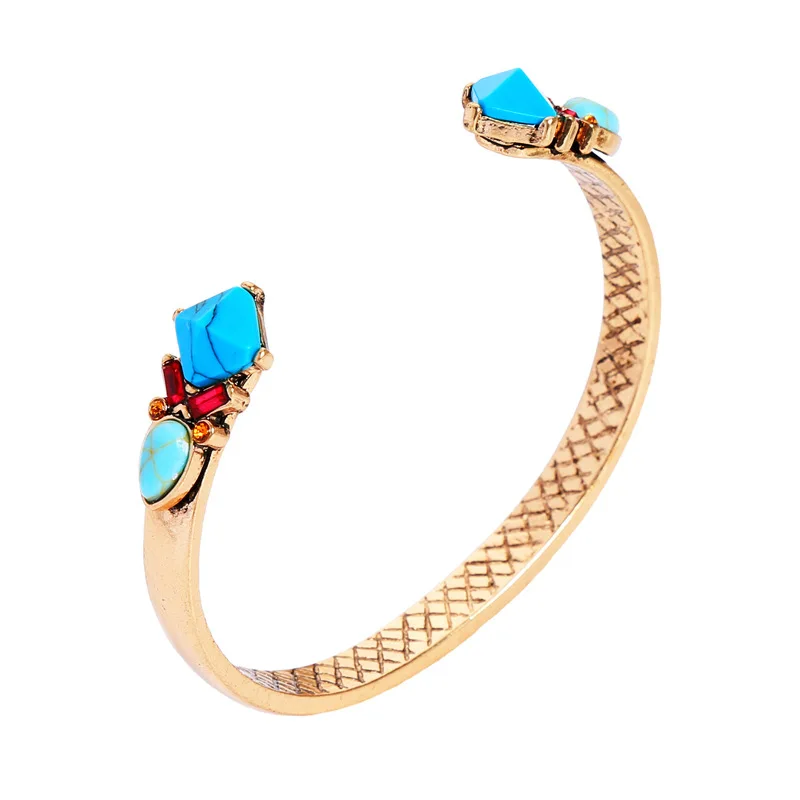

Retro alloy bracelet simple and simple open bangle