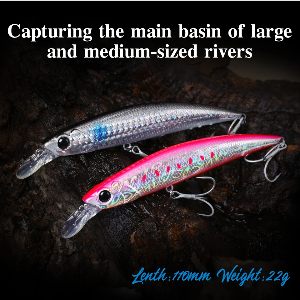 TSURINOYA جديد اللون غرق البلمة 110S DW77 110 مللي...