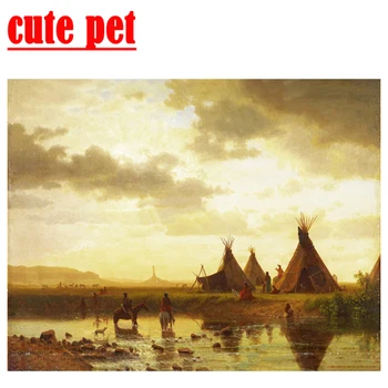 

diy Home Wall Decor Tribal House 5d cross-stitch Mosaic diamond embroidery all drill square drill diamond Paintings Art