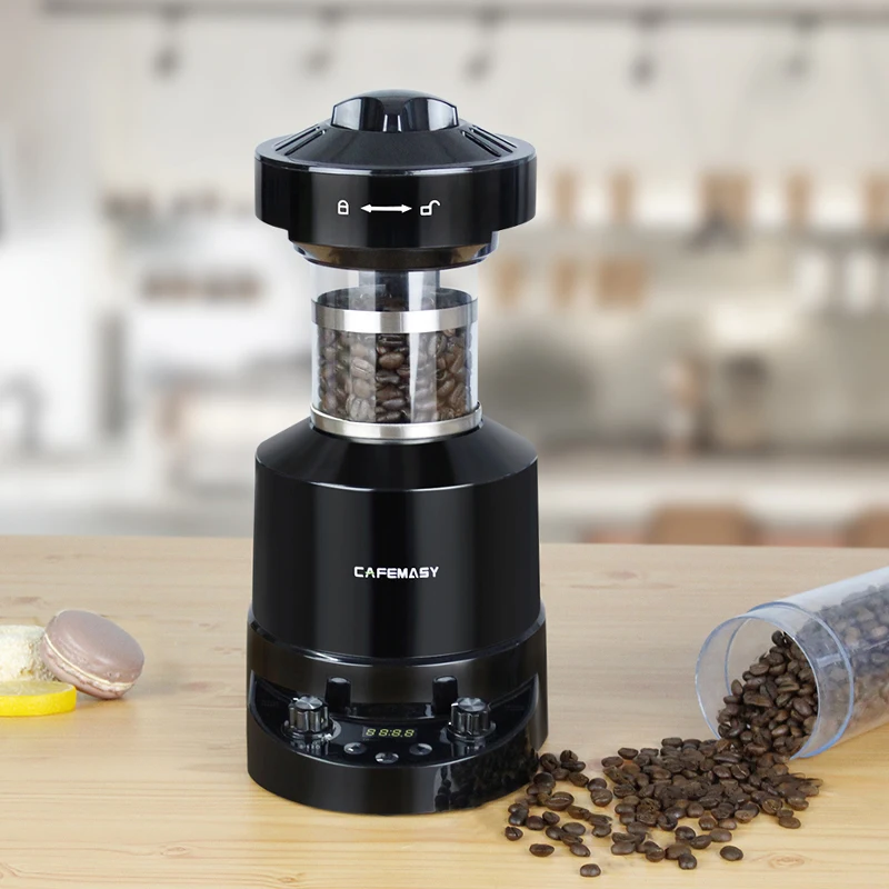 

50/60Hz Electric Air Coffee Roaster Home Automatic Timming Coffee Beans Roasting Baking Machine EU Plug 220V 2100W