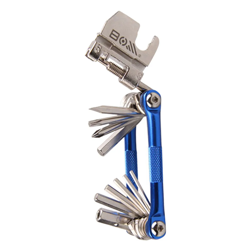 

17 In 1 Bicycle Repair Tools Kit Combination Hex Chain Spoke Key Screwdriver Folding Multifunctional Cycling Accessory Portable