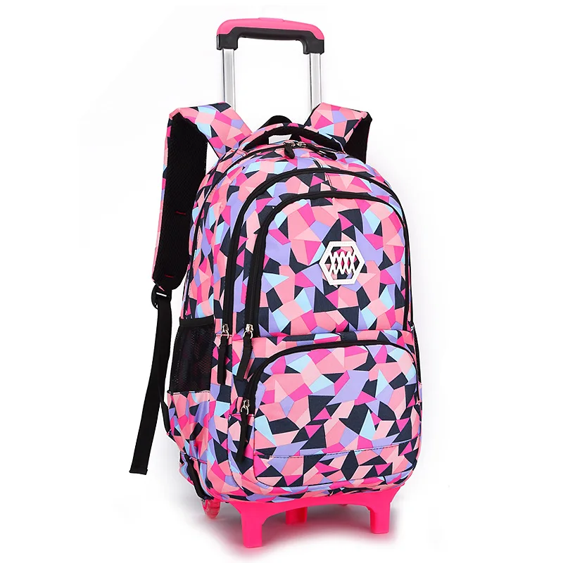 Comprar ¡Oferta! bolsas escolares removibles para niños con ruedas de 2 6 para niñas, mochila con ruedas para niños, mochila con ruedas, equipaje de viaje