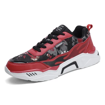 

JINBEILE New Running Shoes for Men Comfortable Breathable Color Matching Sneakers Men Outdoor Walking Jogging Sport Shoes Man