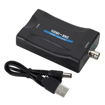 

HDMI TO BNC Composite video signal Converter Adapter VHS DVD Player PAL/NTSC