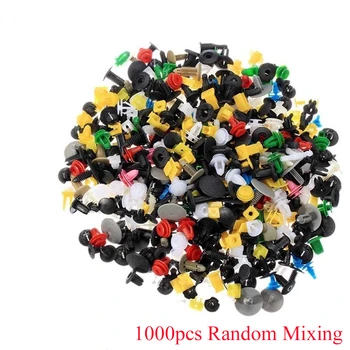 

1000Pcs Mixed Car Clips Auto Fastener Vehicle Bumper Universal Retainer Fastener Rivet Door Panel Fender Clip Liner for All Car