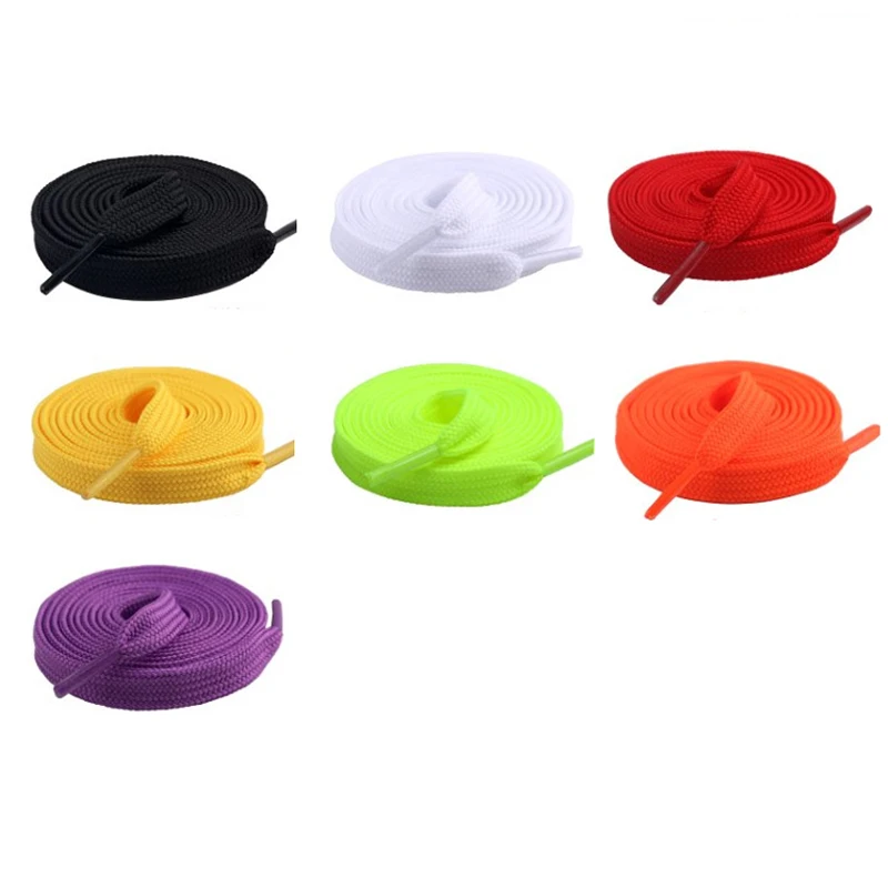 10mm Wide Of Flat Shoelaces For Sneakers Pair 80/100/120cm