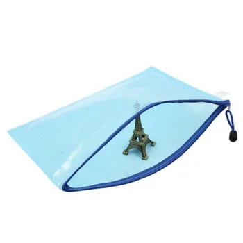 

bag for documents a4 a4 transparent mesh file bag, zipper bag, zipper bag, waterproof file bag