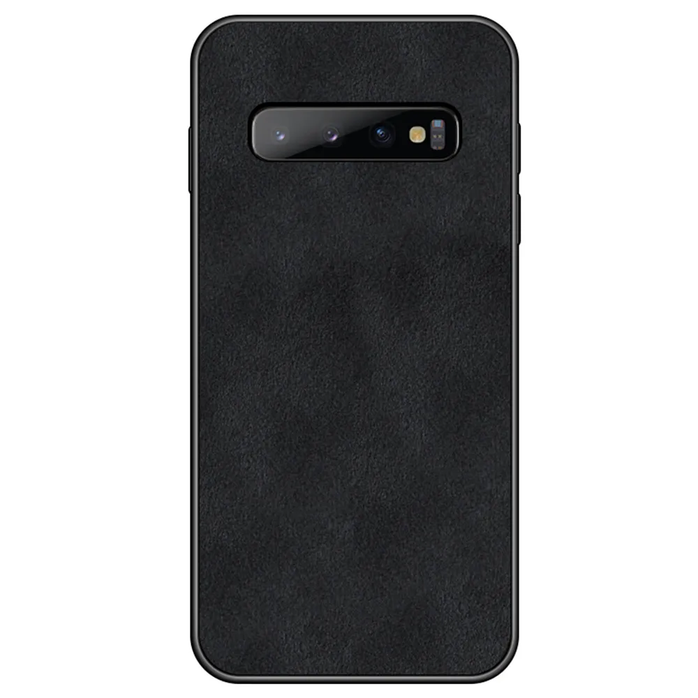 

Luxury Suede Fur Phone Shell Cover For Samsung Galaxy Note 8 9 Matte Leather Case for Galaxy S8 S9 S10 Plus S10E Case Fundas