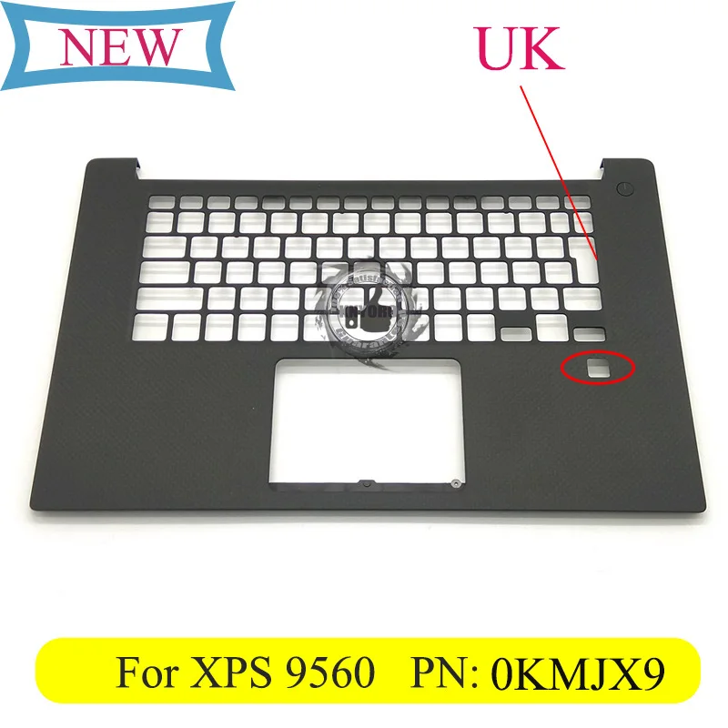 Новинка для Dell XPS 9560 lcd задняя крышка и lcd передняя рамка и Упор для рук и нижняя крышка и табличка - Цвет: UK Palmrest  3