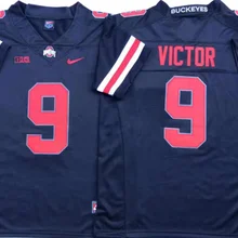 Все стилизованные штат Огайо# Buckeyes Black#9 VICTOR Jersey