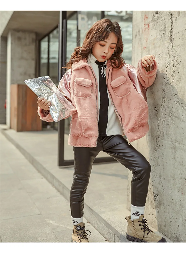 Детская одежда для девочек; плотное Детское пальто «летучая мышь»