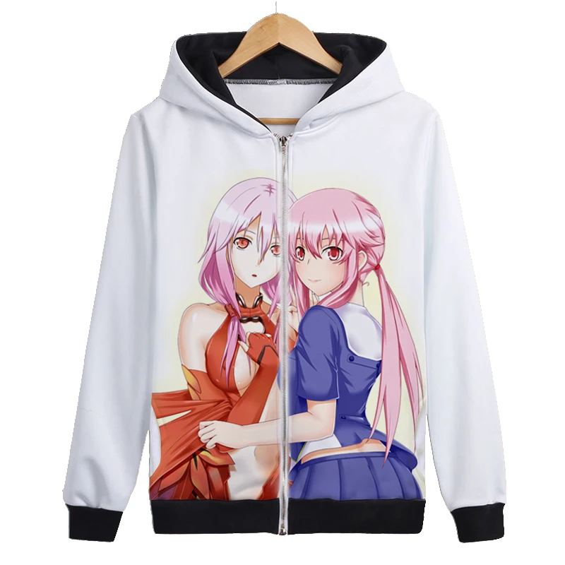 as the picture Аниме GuiltyCrown игра косплей костюм с капюшоном цифровая печать зима карнавал Хэллоуин школьная форма - Цвет: as the picture