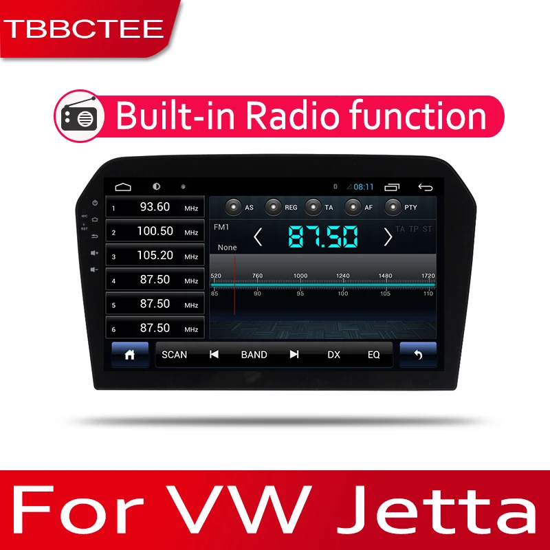 TBBCTEE 10,2 HD 1080P ips ЖК-экран Android 8 Core для Volkswagen VW Jetta 2013~ автомобильный радиоприемник BT 3G4G wifi AUX USB gps Navi