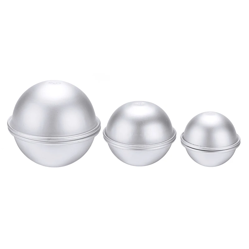 6PCS Round Aluminium Alloy Bath Bomb Molds DIY Tool Bath Bomb Salt Ball  Homemade Crafting Gifts Semicircle Sphere Metal Mold - AliExpress