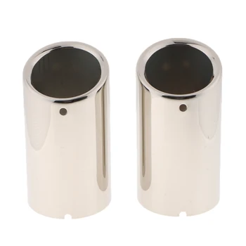 

For VW Golf 2X Sliver Car Stainless Steel Chrome Exhaust Tail Muffler Pipe