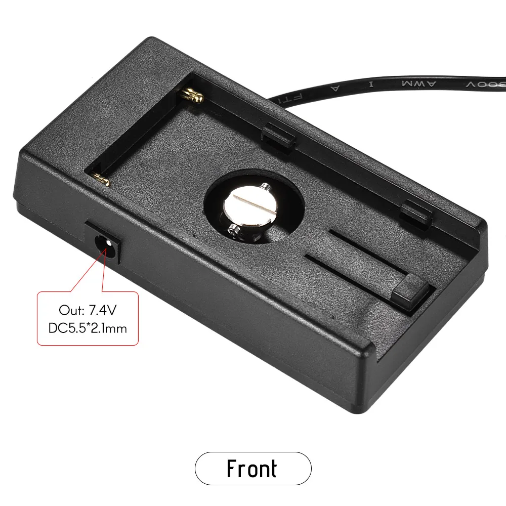 Andoer NP-F970 to DMW-DCC12 Fully Decoded Dummy Battery Adapter with DC Couple Connector for Digital Camera
