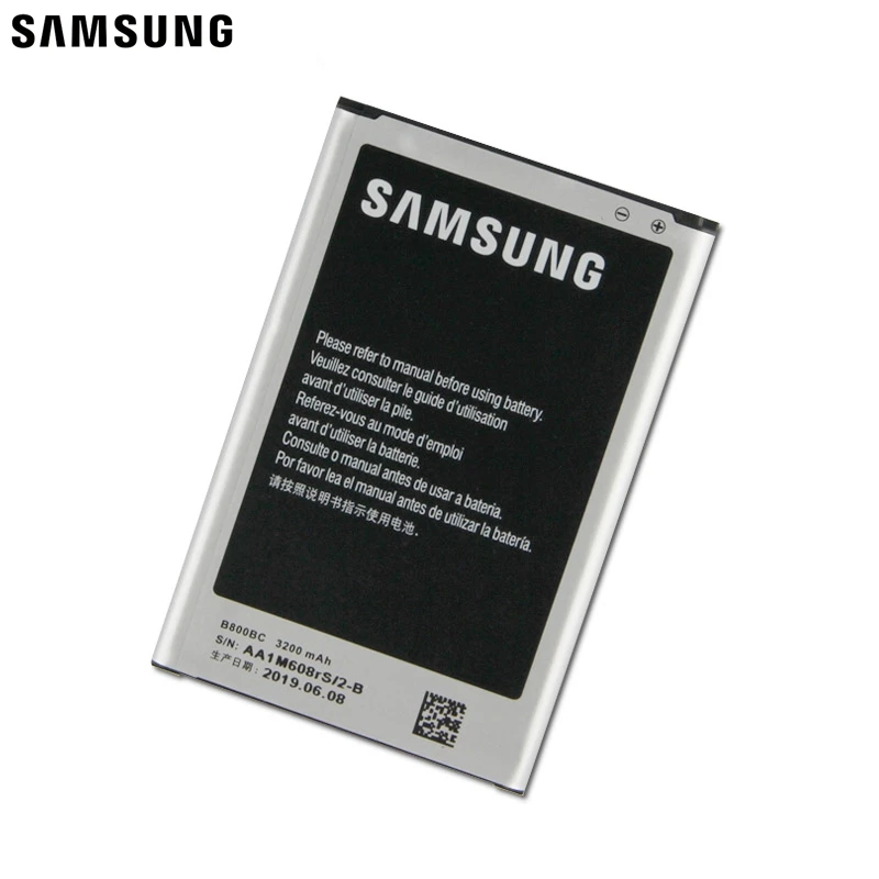 Samsung оригинальная замена Батарея B800BC B800BE для GALAXY NOTE 3 N900 N9009 N9008 N9006 N9005 N9002 Note3 с NFC 3200 мАч
