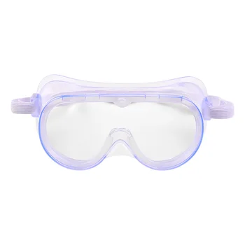 

Safety Goggles Adjustable Protective Goggles Eye Protector with Straps Splash Impact Resistant Eyewear Use Prescription Glasses