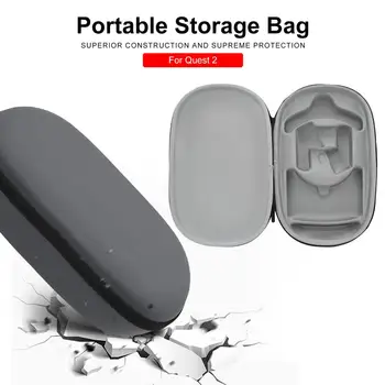 

For Oculus Quest 2 VR Gaming Headset Protective Cover Shell Portable Storage Bag Hard Travel Carrying Case Shockproof Anti-fall