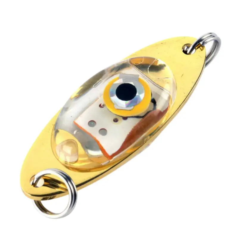 1 pcs Fish finder Flash Lamp Fish Lure Light 6 cm/2.4 inch LED Deep Drop Underwater Eye Shape Fishing Squid