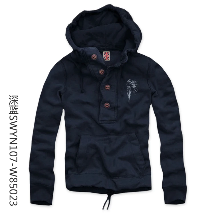 Новая мужская толстовка с капюшоном, Мужская толстовка, плюс толстый бархат, флис размера плюс, Ретро стиль, afs hollistic, Мужская толстовка, куртка 4XL 5XL - Цвет: SWYN107-W85023