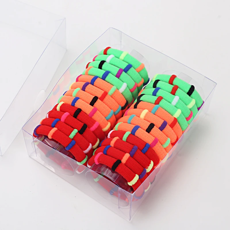 mxicolor 4 см, 24 шт./лот, цветные аксессуары для волос, Детские резинки, резинки для волос, эластичные резинки для волос, повязка на голову для девочек, украшения, резинки для волос - Окраска металла: mxicolor