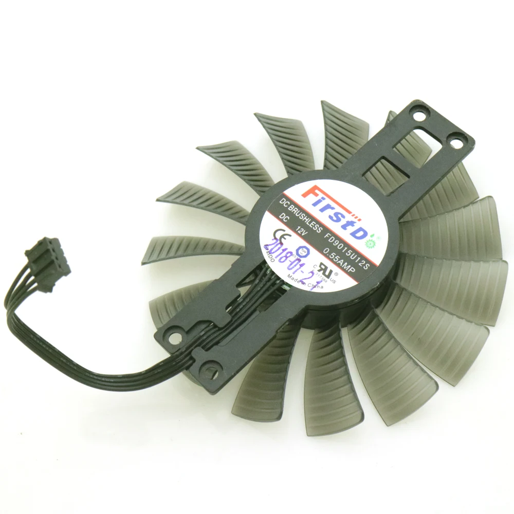 Ventilador de Vídeo para Gainward Ventilador de Refrigeração Original Geforce Gtx 1060 Phoenix Placa Gráfica Fd9015u12s Dc12v 0.55a 88mm - Imagem 4