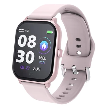 

T55 Smart Watch Android Watches Men Waterproof SmartWatch for Women Fitness Bracelet Waterproof Wristband Rose Gold