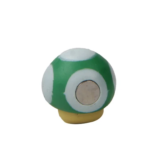 green mushroom 3D сделай сам милый супер Марио декорированный детский стерео магнит креативный Супер Марио на холодильник магнитный Stickers-1pcs - Цвет: green mushroom