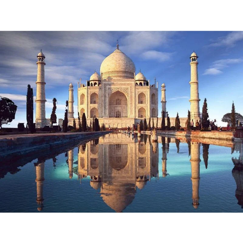 

5D DIY Diamond Church Embroidery Diamond Painting Cross Stitch Islam Muslim St. Taj Mahal Full Square / Round Mosaic Rhinestone
