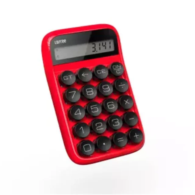 Red Xiaomi Lofree калькулятор, 3 цвета на выбор, винтажный распакованный съемный колпачок, интеллектуальный инструмент для отключения офиса - Цвет: Red