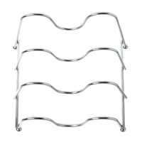 Three-Layer Metal Pot Lid Rack Cutting Board Shelf Dish Holder Kitchen Organizer  2