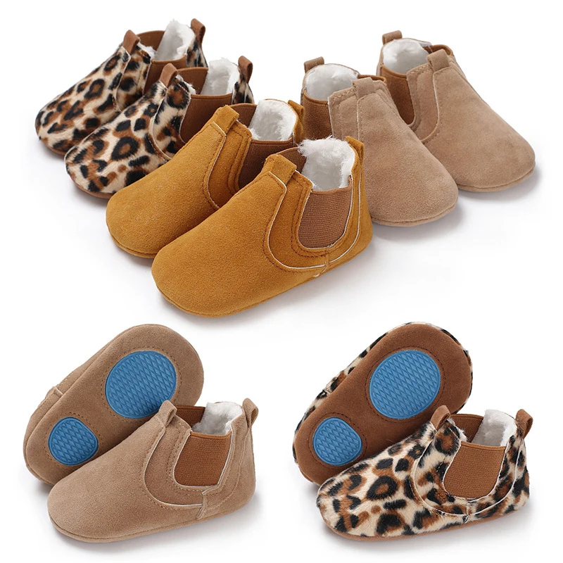 

Winter 0-1-year-old baby shoes for boys and girls with soft soles and non-slip shoe covers and toddler shoes