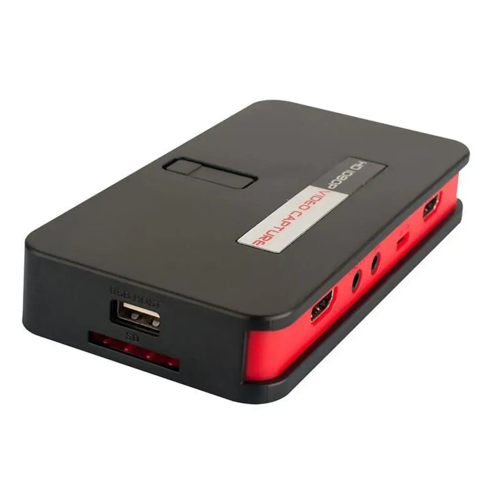 Карта видеозахвата hdmi-рекордер преобразование HDMI/YPbPr в USB-драйвер SD-карта