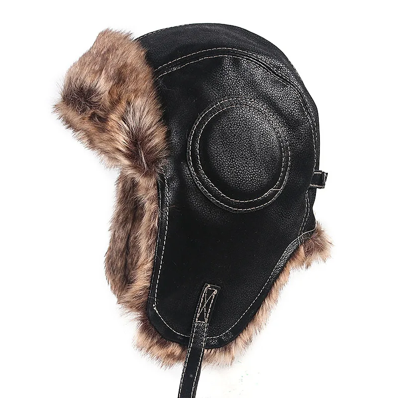 Men's Winter Hat Ushanka Trapper Bomber 