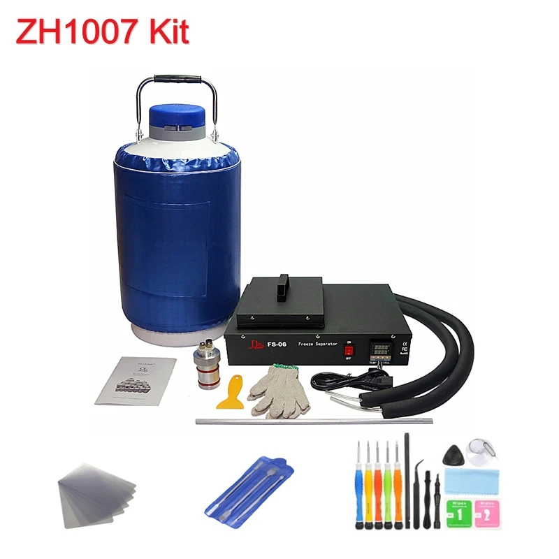 Original FS-06 liquid nitrogen frozen Separator 2 in 1 kit built-in oil-free pump with 10L tank 220V 110V 300W | Инструменты