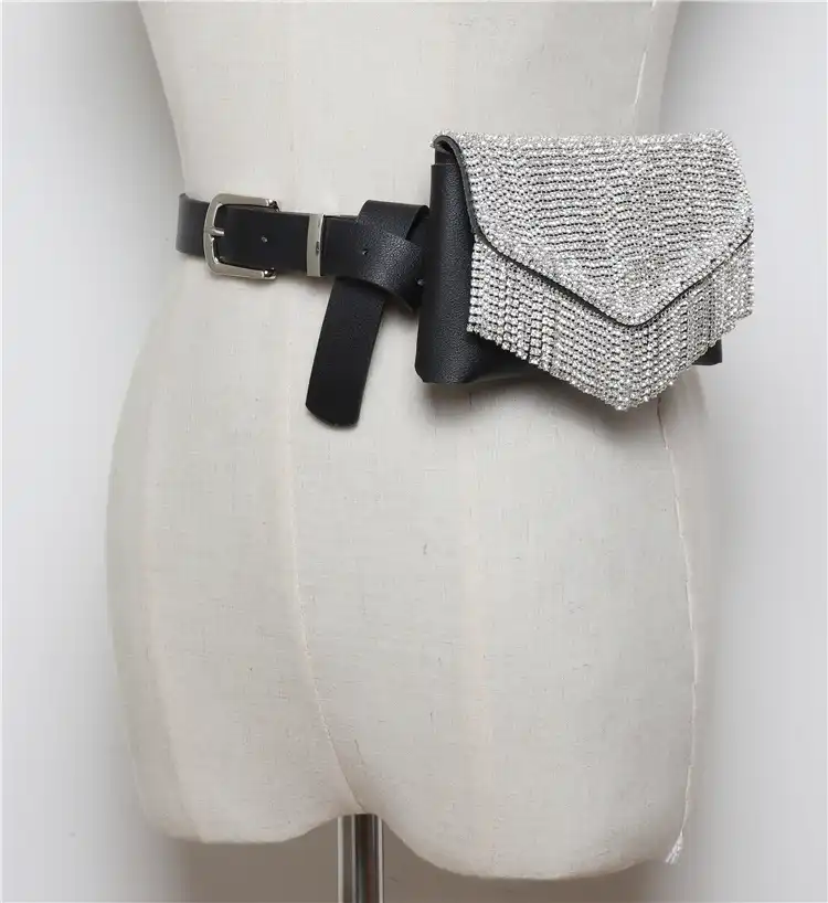 fringe waist bag