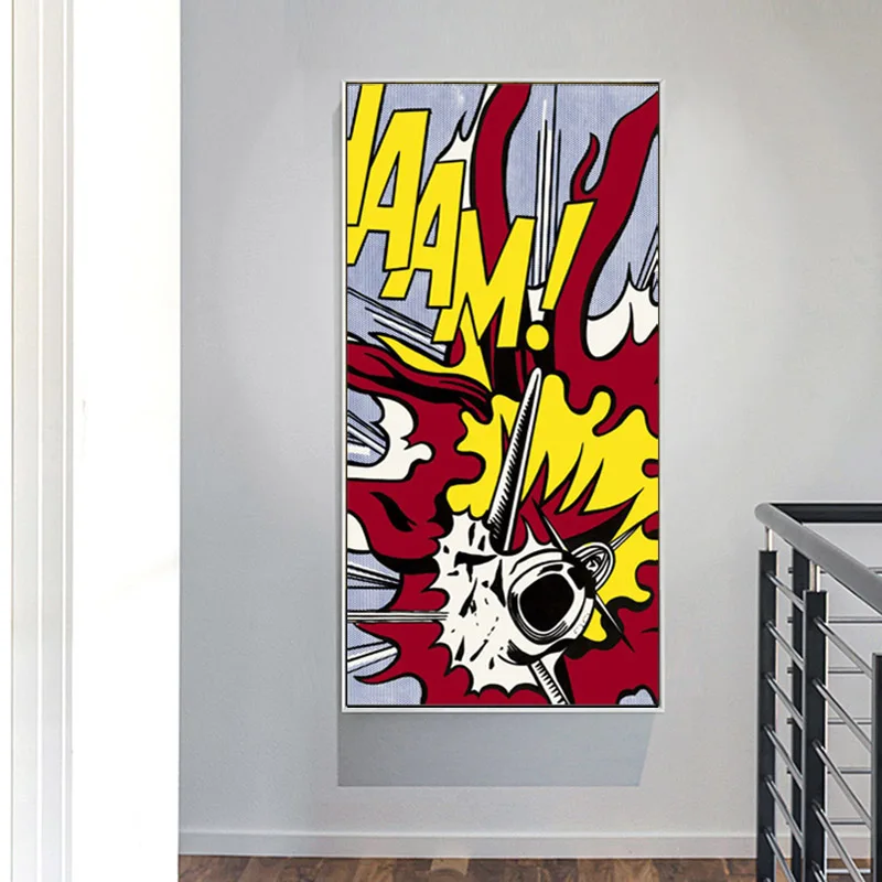 RELIABLI ART Roy Lichtenstein абстрактные плакаты поп-арт Картина на холсте настенные картины для гостиной большой размер без рамки