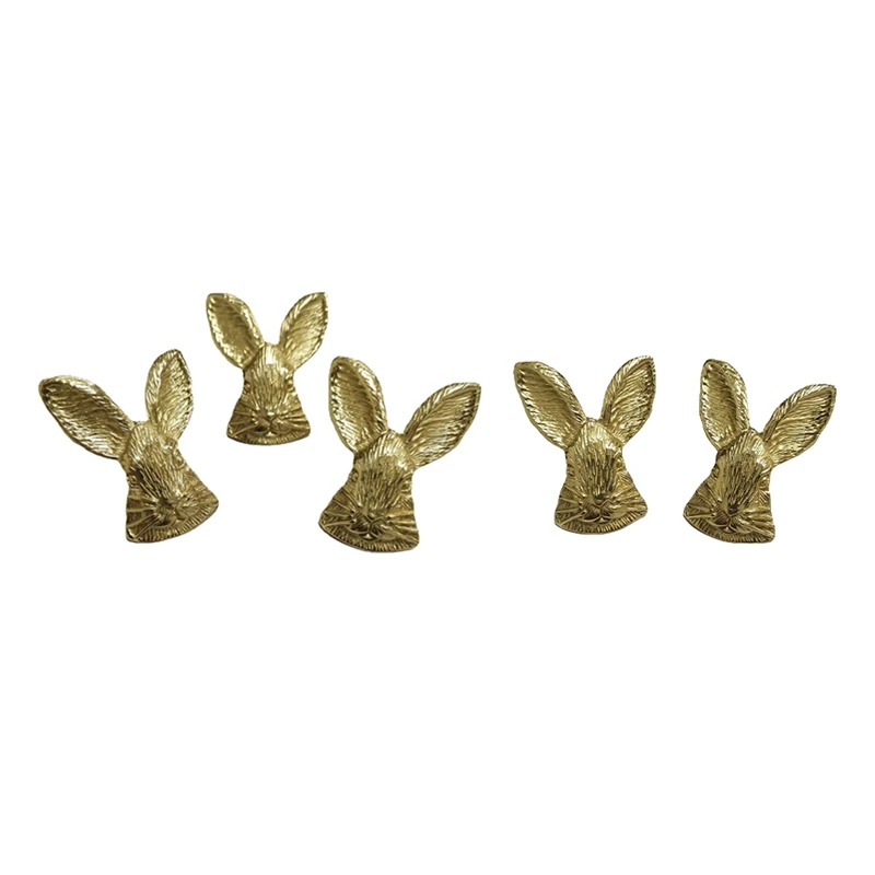 Bunny Knob And Handle Gold Rabbit Handle Nordic Drawer Handle Children